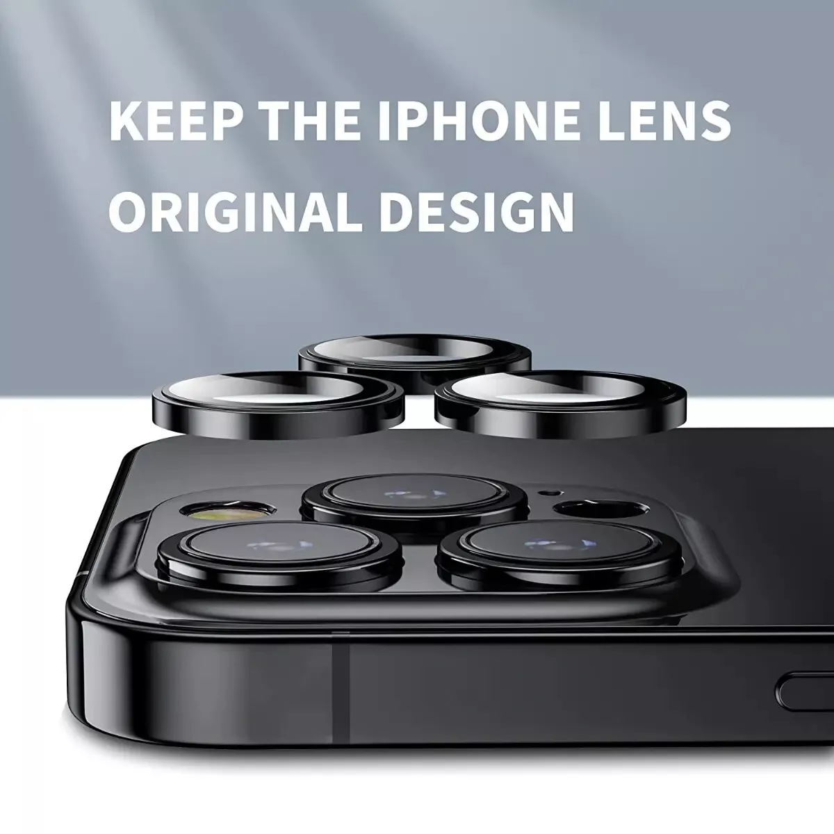 Pellicola Protezione Fotocamera Lega di Alluminio per iPhone 15 Pro e 15 Pro Max