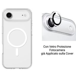 Cover Custodia Protezione Fotocamera TPU MAGSAFE MAGNETICA per IPHONE 17 AIR con Vetro Fotocamera