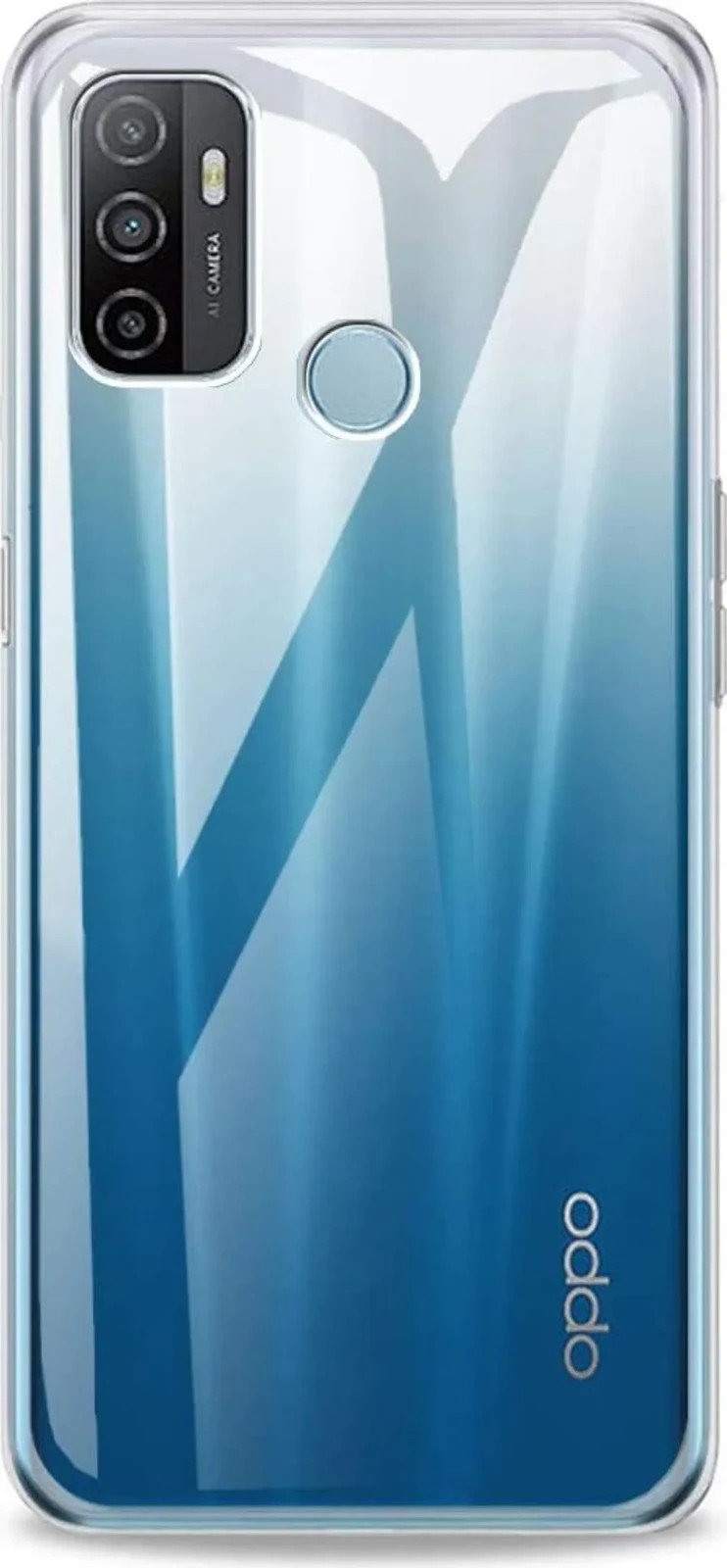 Cover Custodia Protezione Fotocamera TPU Trasparente per OPPO A53 4G / A53S / A33 - immagine 4