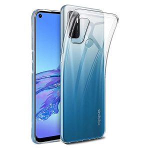 Cover Custodia Protezione Fotocamera TPU Trasparente per OPPO A53 4G / A53S / A33